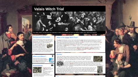 The Legacy of the Valais Witch Trials: Remembering the Victims